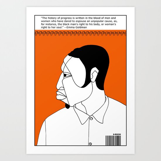 1001 Black Men--#44 Art Print