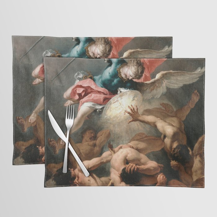 The Fall of the Rebel Angels - Sebastiano Ricci  Placemat
