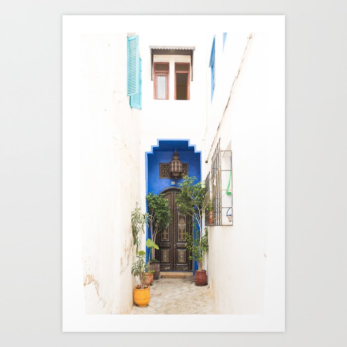 Number 64 Doorway, Morocco Art Print