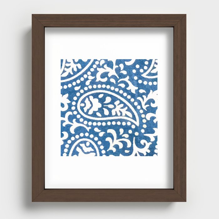 Paisley Recessed Framed Print