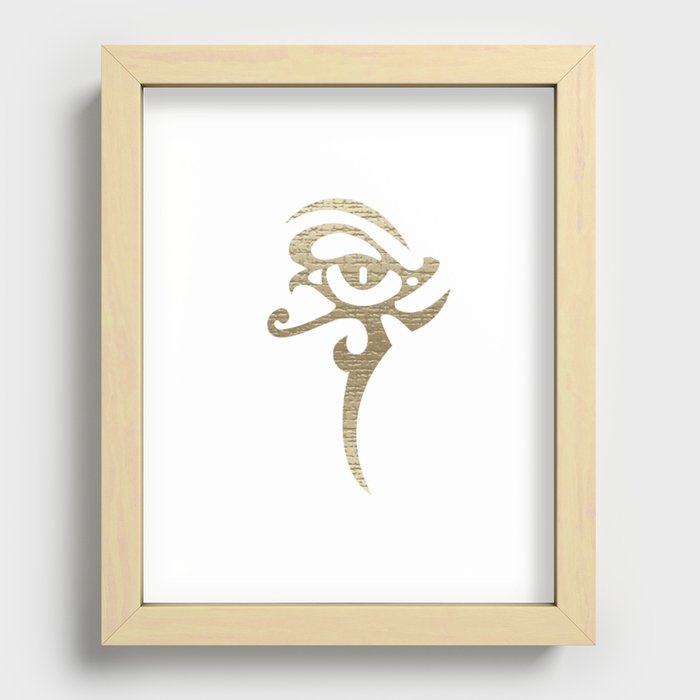 lyfe style gold Recessed Framed Print