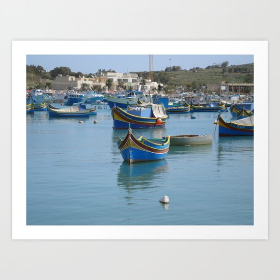 Ships Art Print