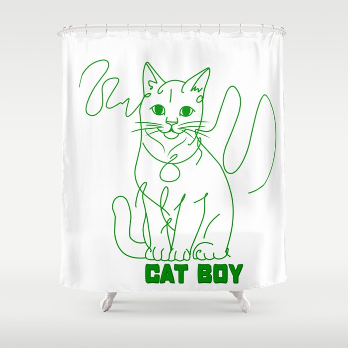 Cat Shower Curtain