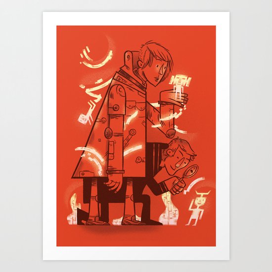 Cross Over Art Print