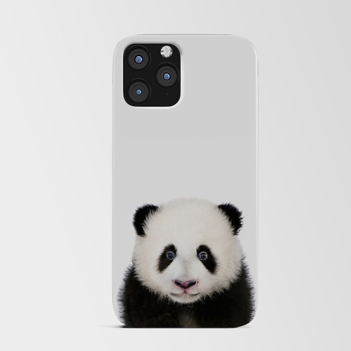 Baby Panda, Panda Bear Cub, Kids Art, Baby Animals Art Print By Synplus iPhone Card Case