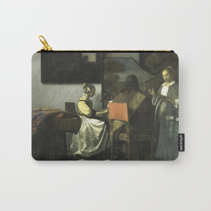 Stolen Art - The Concert by Johannes Vermeer Carry-All Pouch