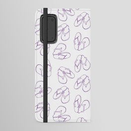 Flip Flops Purple Android Wallet Case