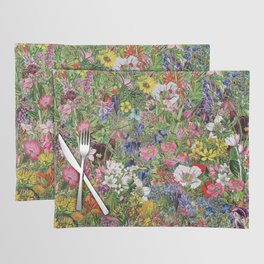 Botanical Bloom Nature Wildflower Placemat