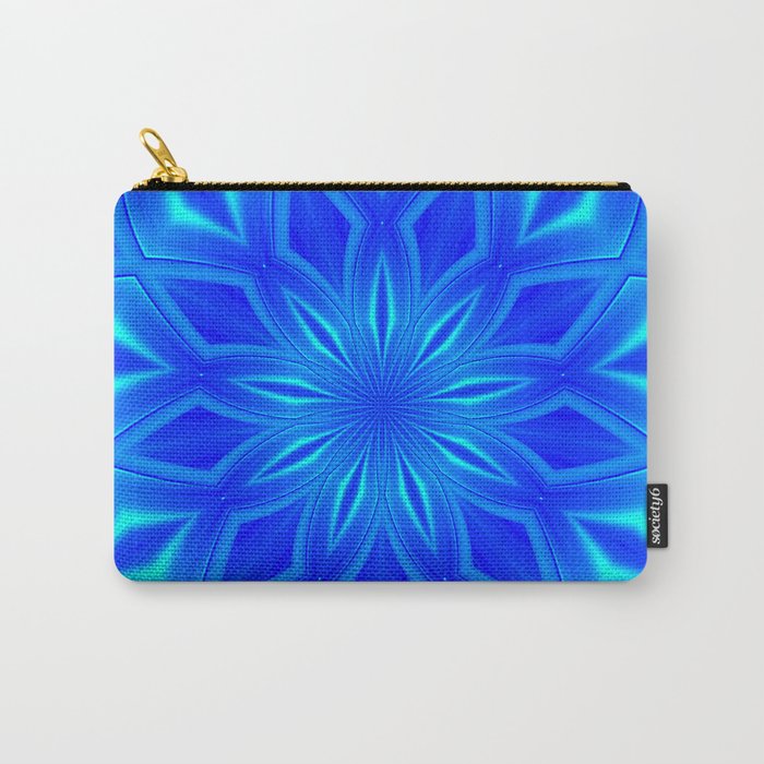 Mandala Blue 13 Carry-All Pouch