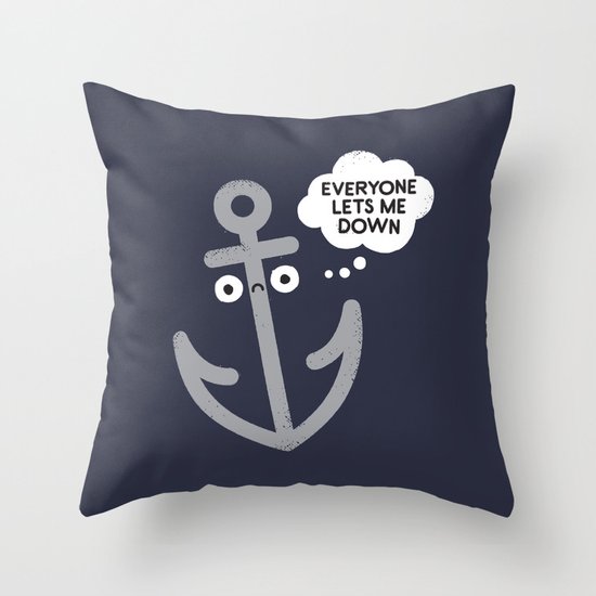 That Sinking Feeling Throw Pillow