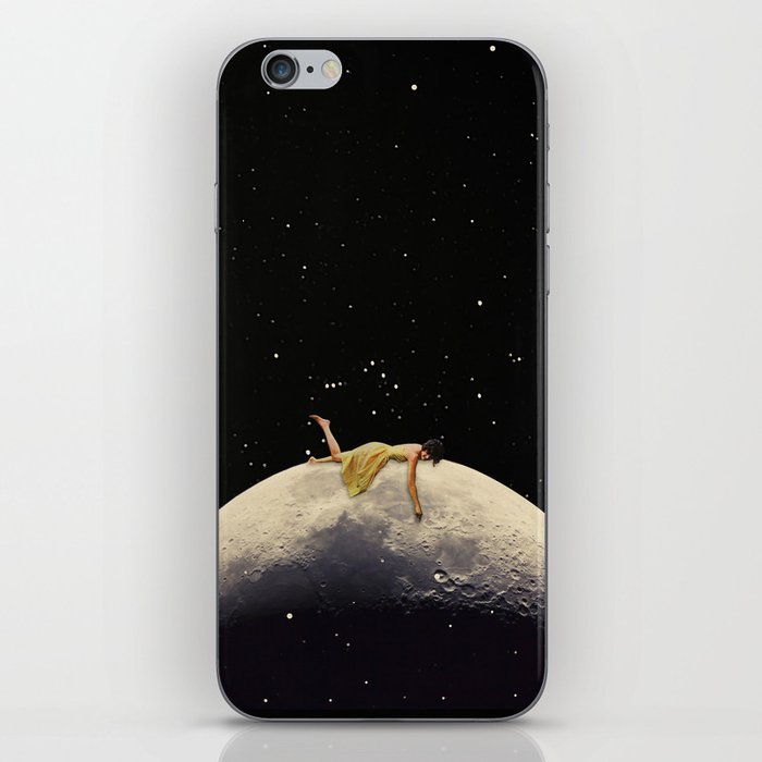 Chill at the Moon iPhone Skin