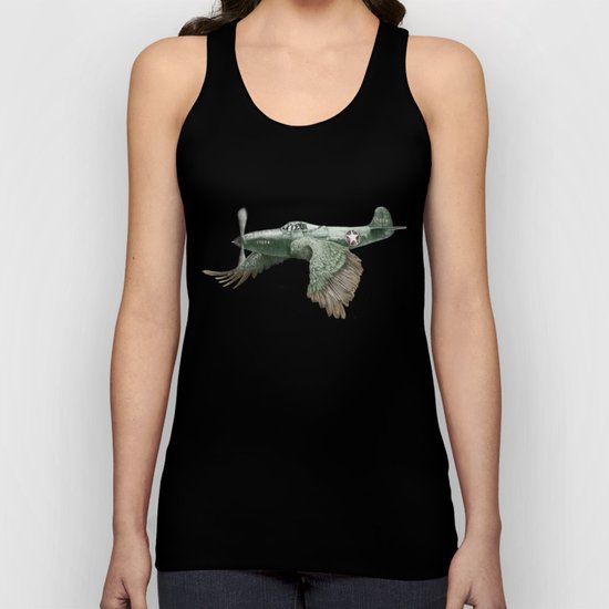 In which it's a bird. It's a plane. (Now in technicolour) Unisex Tank Top