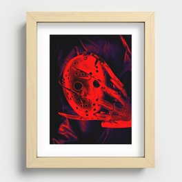 Freddy Vs. Jason Recessed Framed Print