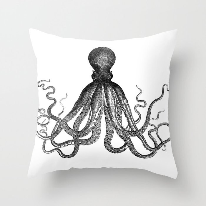 Sea Giant Throw Pillow