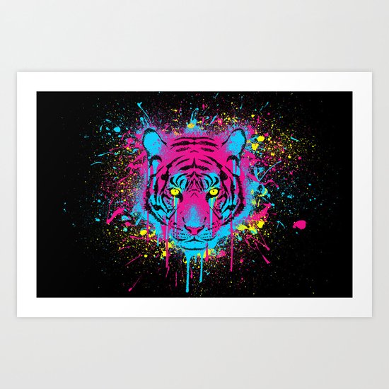CMYKitty Art Print
