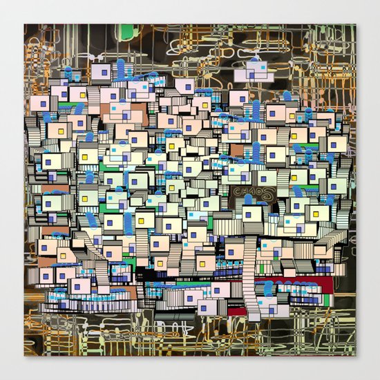 In the Wonderful Chaos Canvas Print