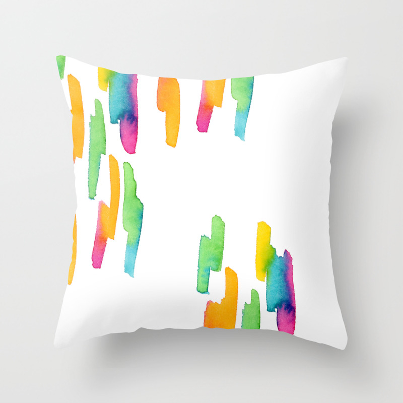 Abstract Painting Modern Art Watercolor Abstract Art Minimalist Follow Your Heart No 5 Throw Pillow By Lennaarty Society6