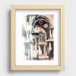 Venice San Marco, architecture detail Recessed Framed Print