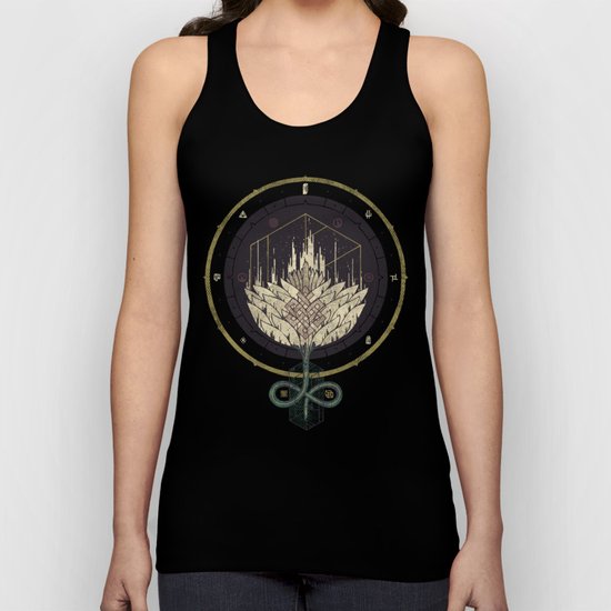 Fading Dahlia Unisex Tank Top