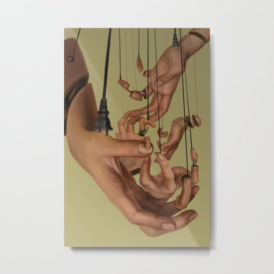Puppeteer Metal Print