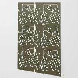 Abstract minimal line drawing 10 Wallpaper