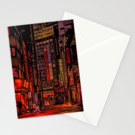 Tokyo Neon Stationery Cards