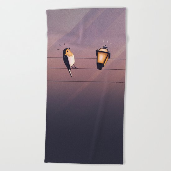 Feeling Wired?! Beach Towel
