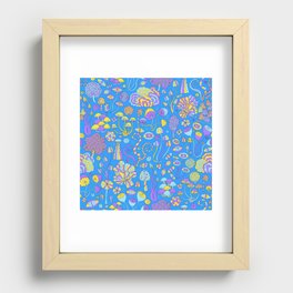 Magic Mushrooms Trip Recessed Framed Print