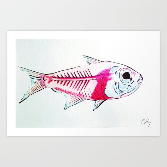 My First Water Color Art Print