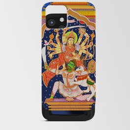 Hindu Durga 6 iPhone Card Case