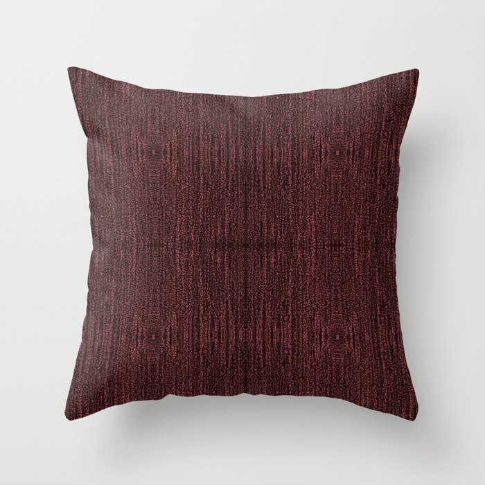 Textured in Vino Throw Pillow