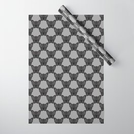 Black Frenchie 001 Wrapping Paper