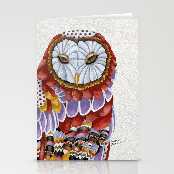 Owl Aura 2 Stationery Cards