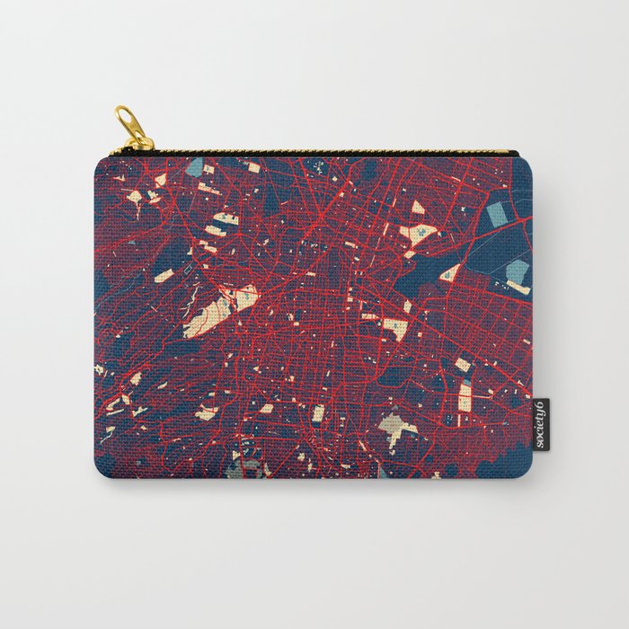 Mexico City Map - Hope Carry-All Pouch