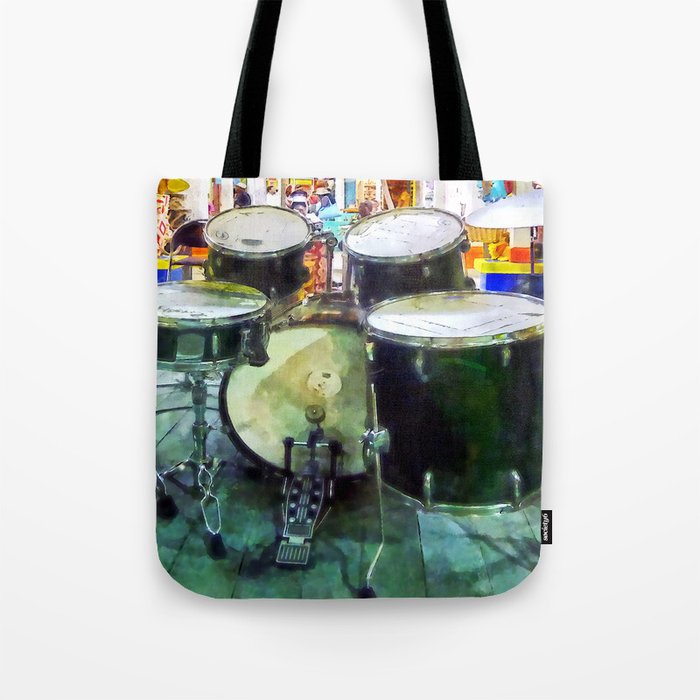 Snare Drum Set Tote Bag