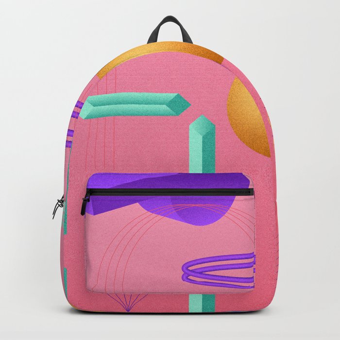 pink basketball backpack
