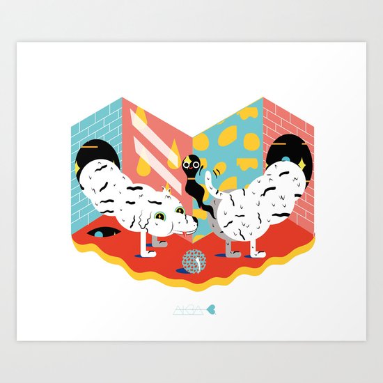 neverending storie Art Print