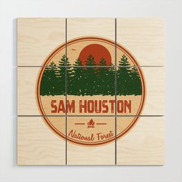 Sam Houston National Forest Wood Wall Art