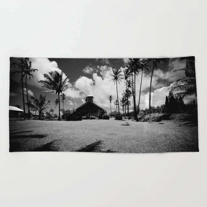 Lanakila Ihiihi O Iehowa Ona Kaua Church Keanae Maui Hawaii Beach Lanakila Ihiihi O Iehowa Ona Kaua Church Keanae Maui Hawaii Beach Towel