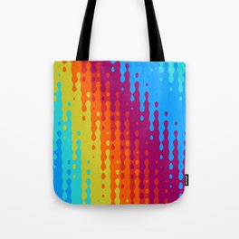 Halftone Blur Multi Color Background. Tote Bag