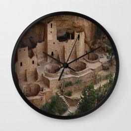 Cliff Palace Overview Wall Clock