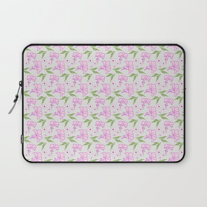 Petunias on the Lawn Laptop Sleeve