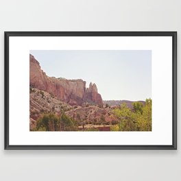 Ghost Ranch Red Rocks X New Mexico Photography Framed Art Print