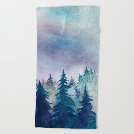 Into The Forest Beach Towel
