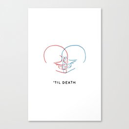 ’Til Death (Minimal) Canvas Print