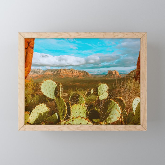 Sunny Sedona Framed Mini Art Print