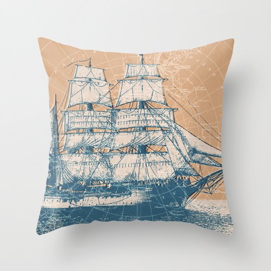 Age of Exploration Throw Pillow