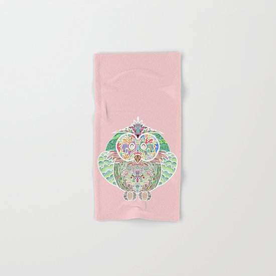 RAINBOW OWL Hand & Bath Towel