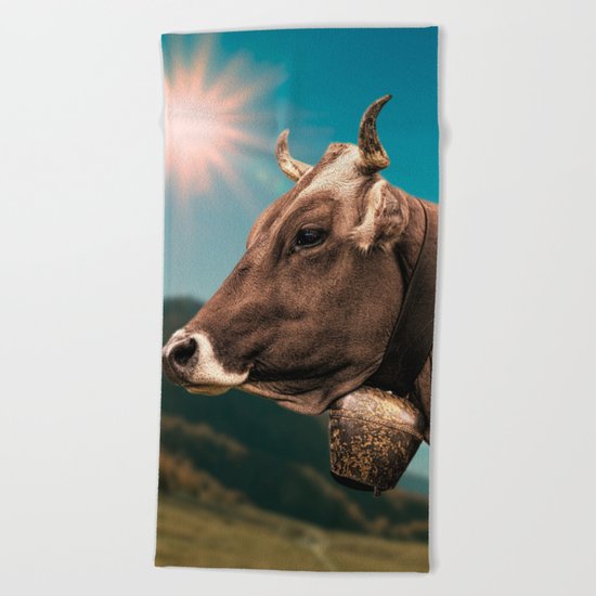 Cow Beach Towel