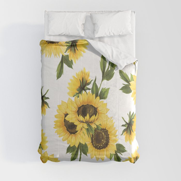 Lovely Sunflower Comforter